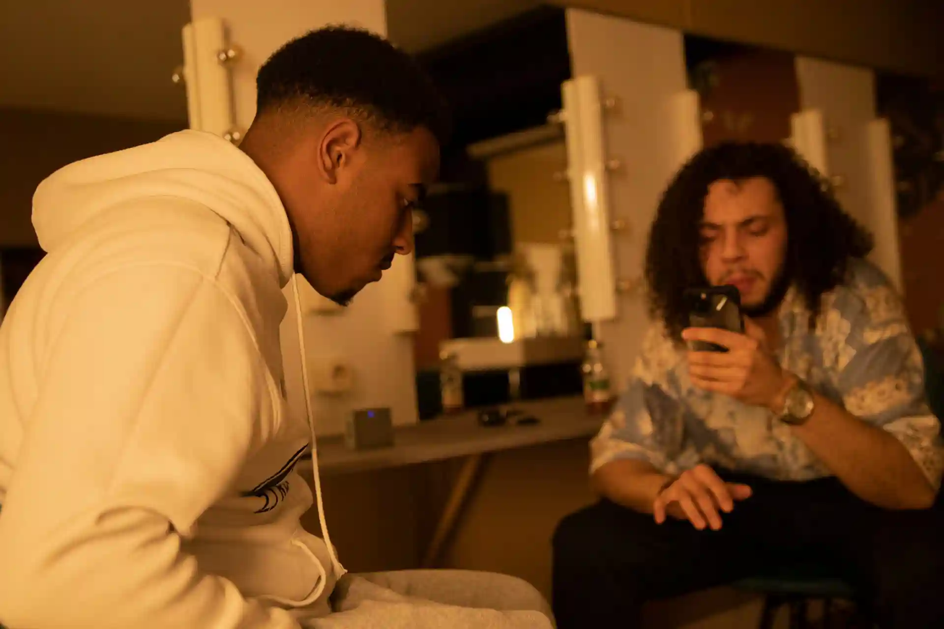 gro-up jongere oefent rap tijdens Express Yourself