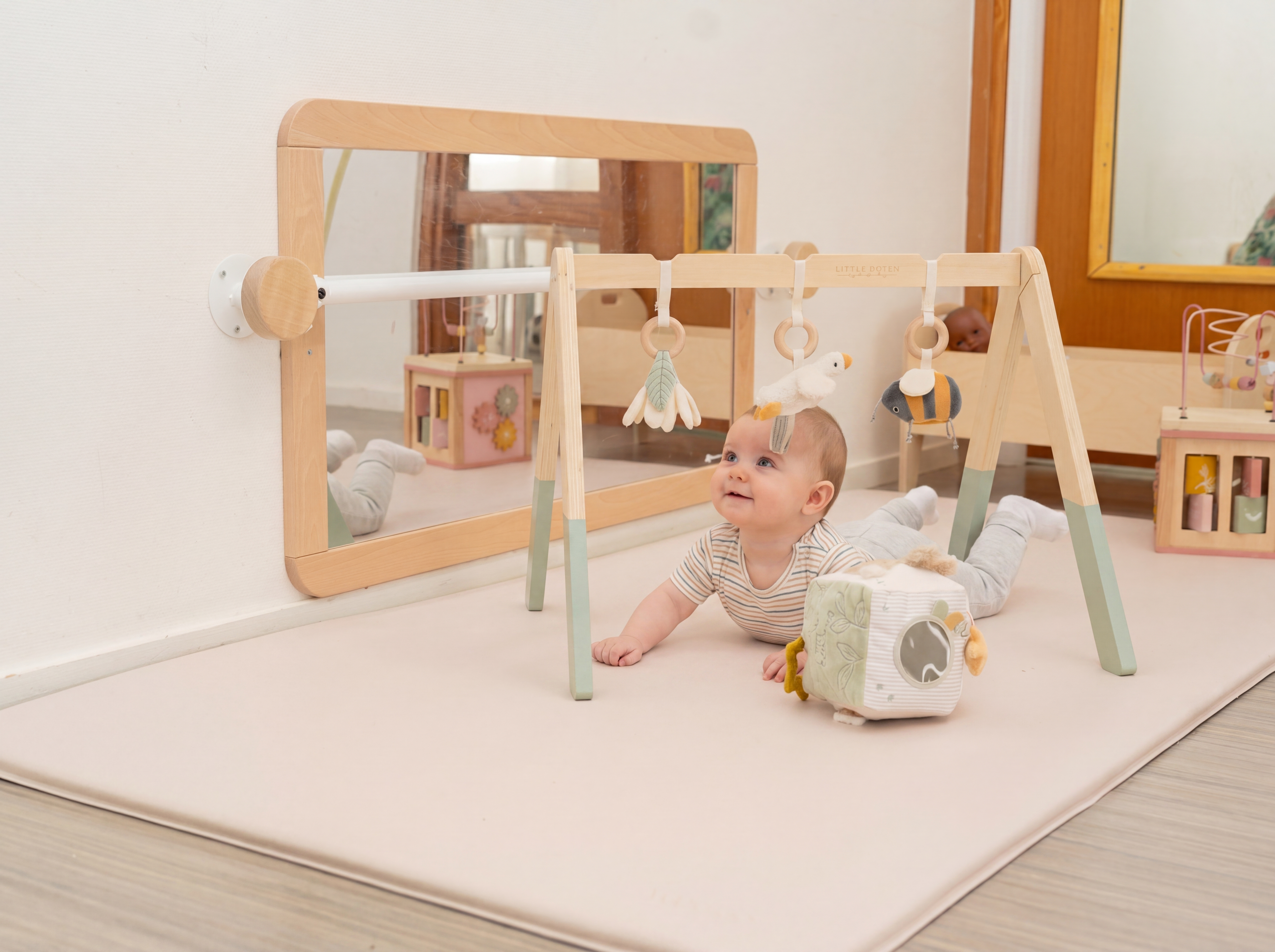 Baby bij kinderdagverblijf Het Spectrum van gro-up in Rotterdam Nesselande