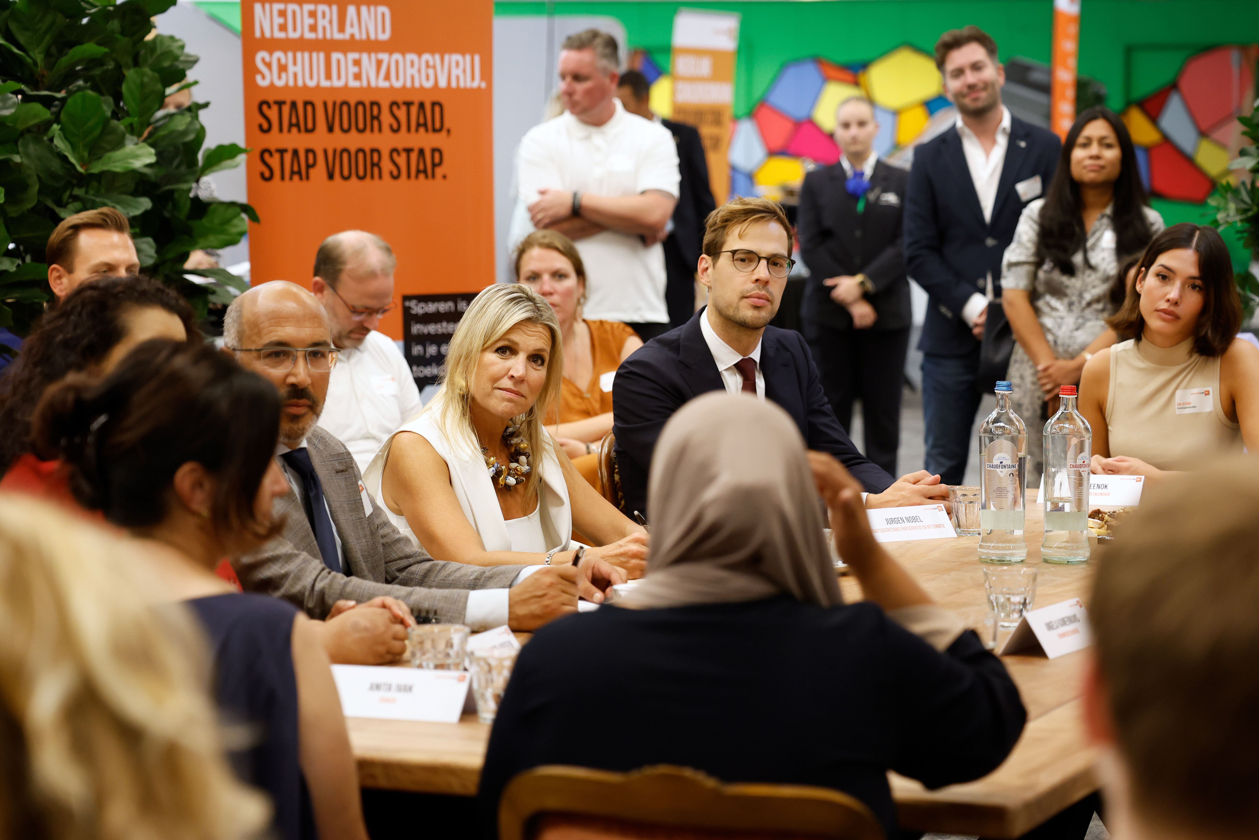 Koningin Máxima ontdekt de impact van Gers met Geld