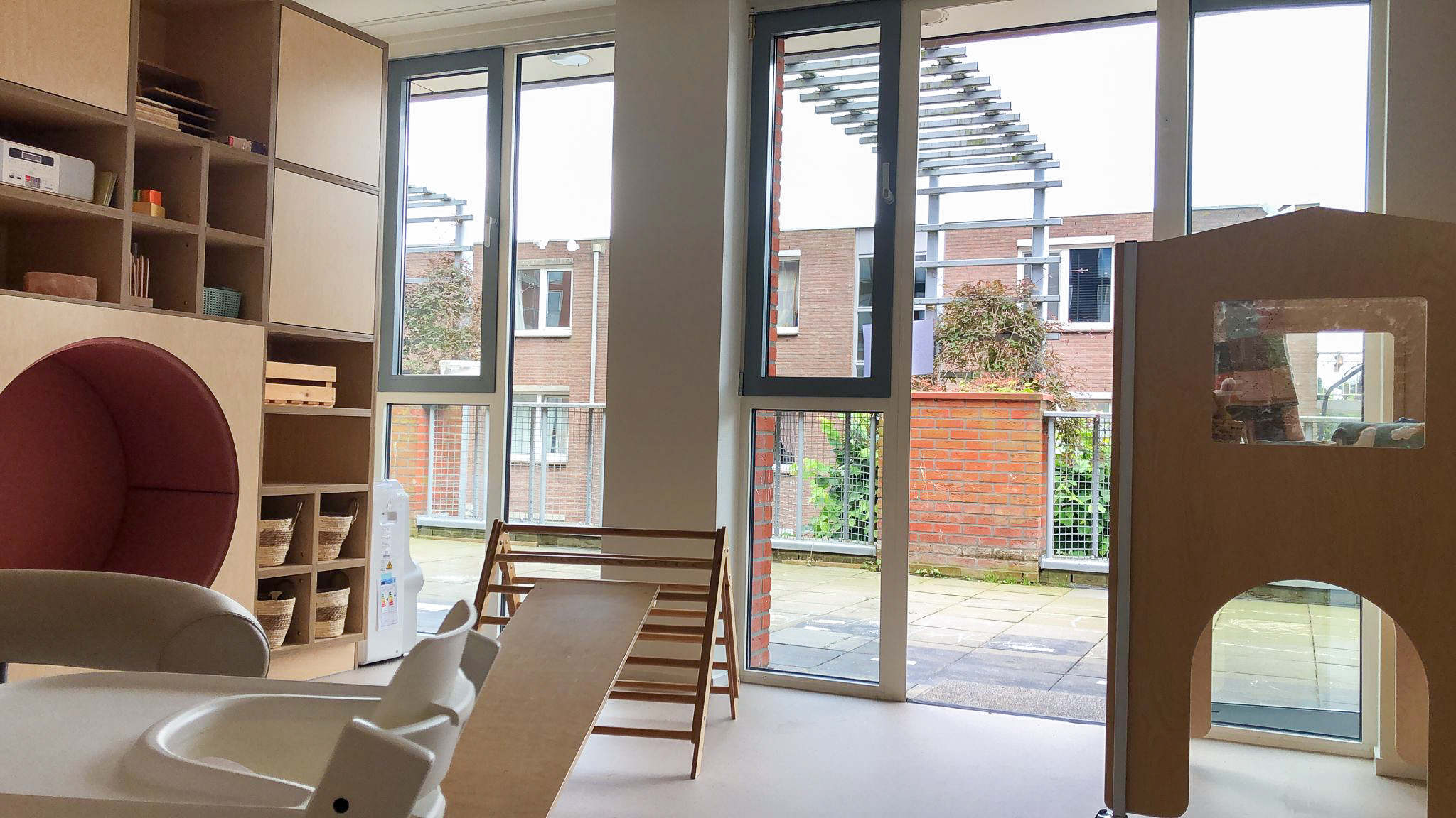 Je kan heerlijk binnen spelen bij kinderdagverblijf Villa Riedijk van gro-up