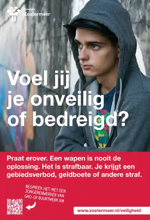 Poster voel jij je onveilig praat erover