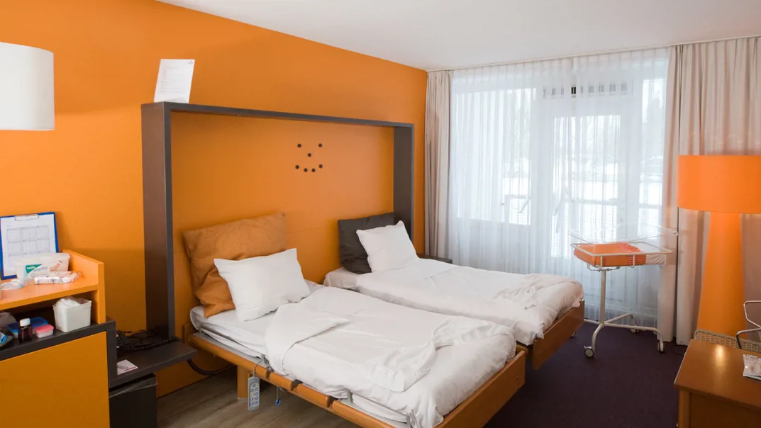 Een kamer in Kraamzorghotel Noord van gro-up