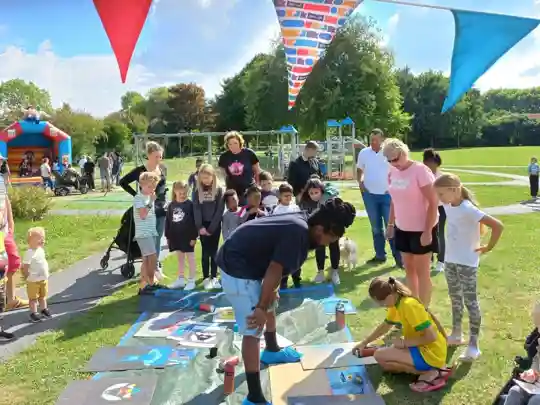 gro-up kinderen graffiti workshop